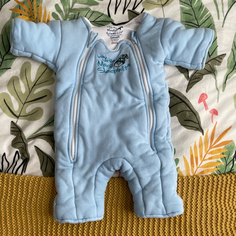 Gently used magic sleep suit size small